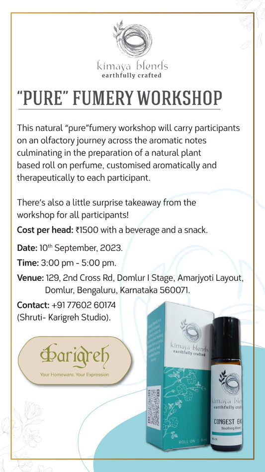 Aromatherapy and Botanical Perfumery Workshops